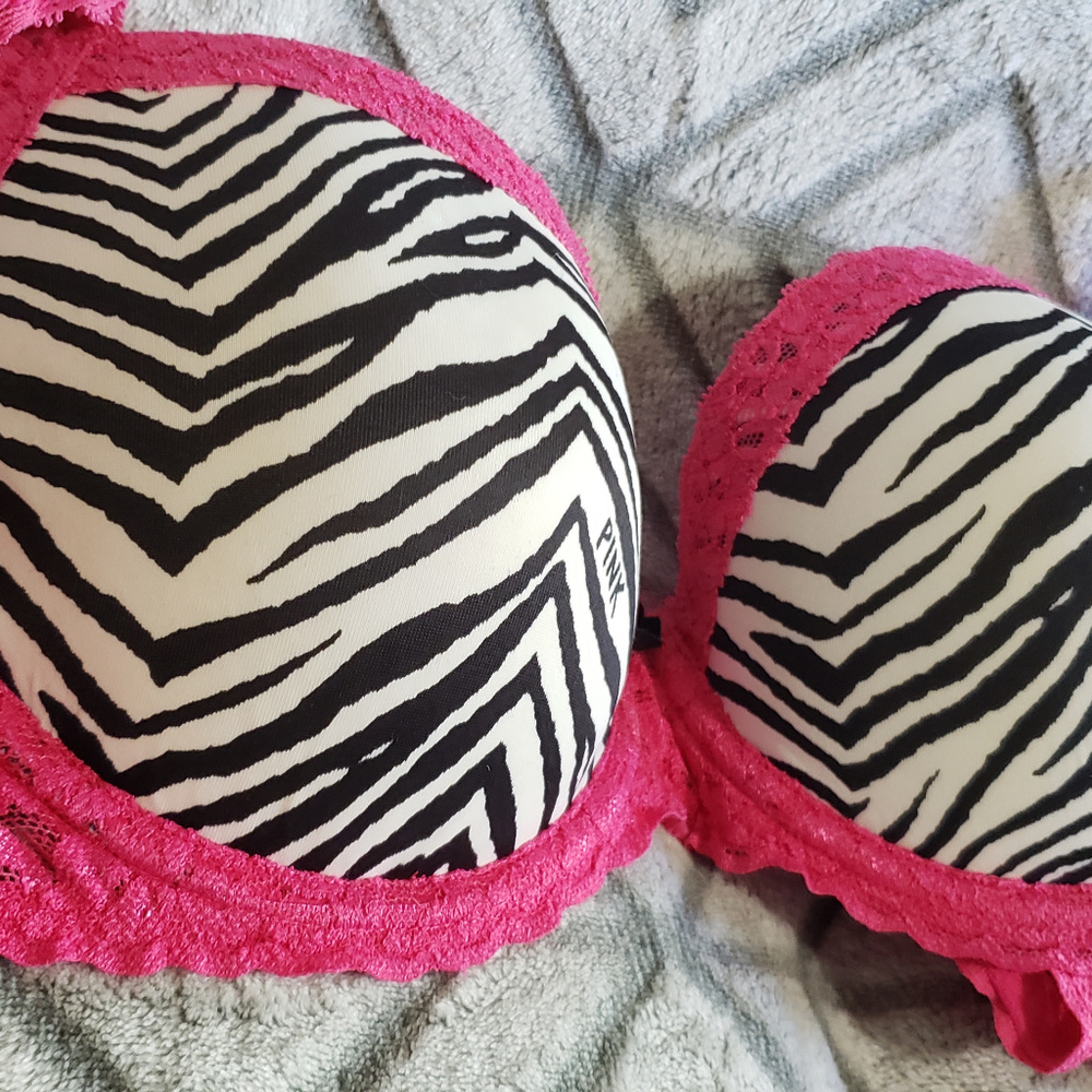 PINK VS Lace Wing Demi 36C